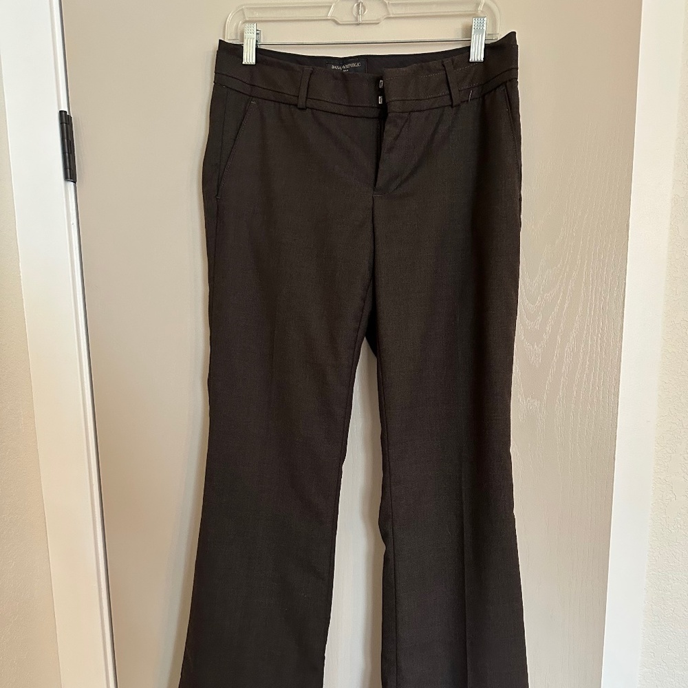 Banana Brown Trouser Pants Size 6 Long